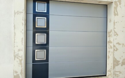 Torcenter Oberwart - Deckensektionaltor Stahl mit Verglasung