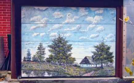 Torcenter Oberwart - Deckensektionaltor Stahl mit Folierung